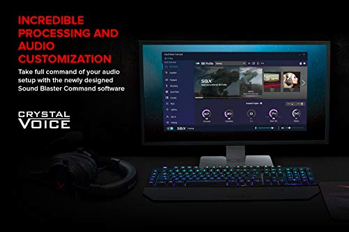 Creative Sound BlasterX AE-5 Plus Pure Edition SABRE32 Ultra-Class 32-bit/384kHz PCI-e Gaming Sound Card and DAC with Dolby Digital and DTS, Xamp Discrete Headphone Bi-amp, 122dB SNR, RGB LED Strips Creative Sound BlasterX AE-5 Plus Pure Edition SABRE32 Ultra-Class 32-bit/384kHz PCI-e Gaming Sound Card and DAC with Dolby Digital and DTS, Xamp Discrete Headphone Bi-amp, 122dB SNR, RGB LED Strips